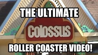 Ultimate Colossus Roller Coaster POV Video Six Flags Magic Mountain