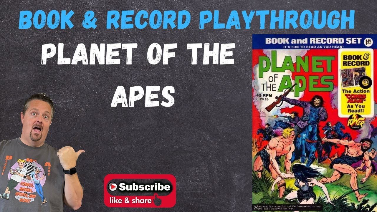 Playthrough of the Planet of the Apes Book and Record Set 1974