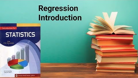Regression introduction ch 6 lec 1