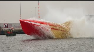 Verhoef FL75 Aluminium Freefall Lifeboat - Droptest