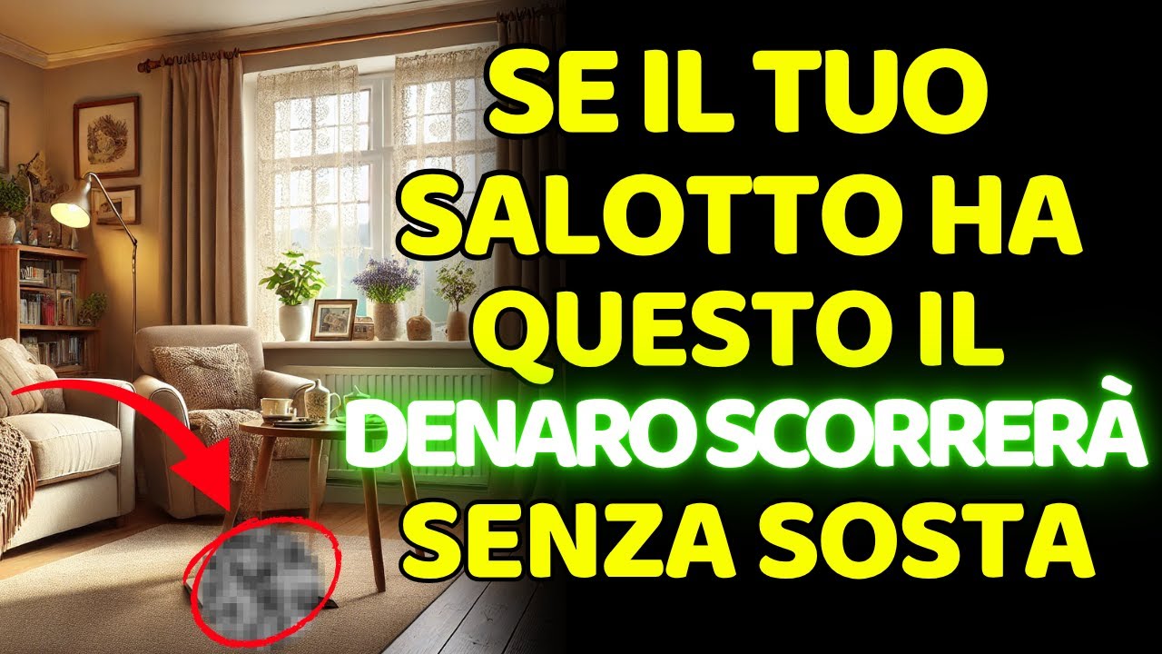 Metti QUESTO nel tuo salotto e il denaro fluirà giorno e notte – Non mancherà mai! | Feng Shui