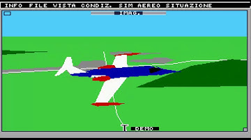 AMIGA SIMULATORE GRUPPO LOGICA 2000 ITS SUBLOGIC FLIGHT SIMULATOR 2 FOR AMIGA MIA ITALIAN MAGAZINE