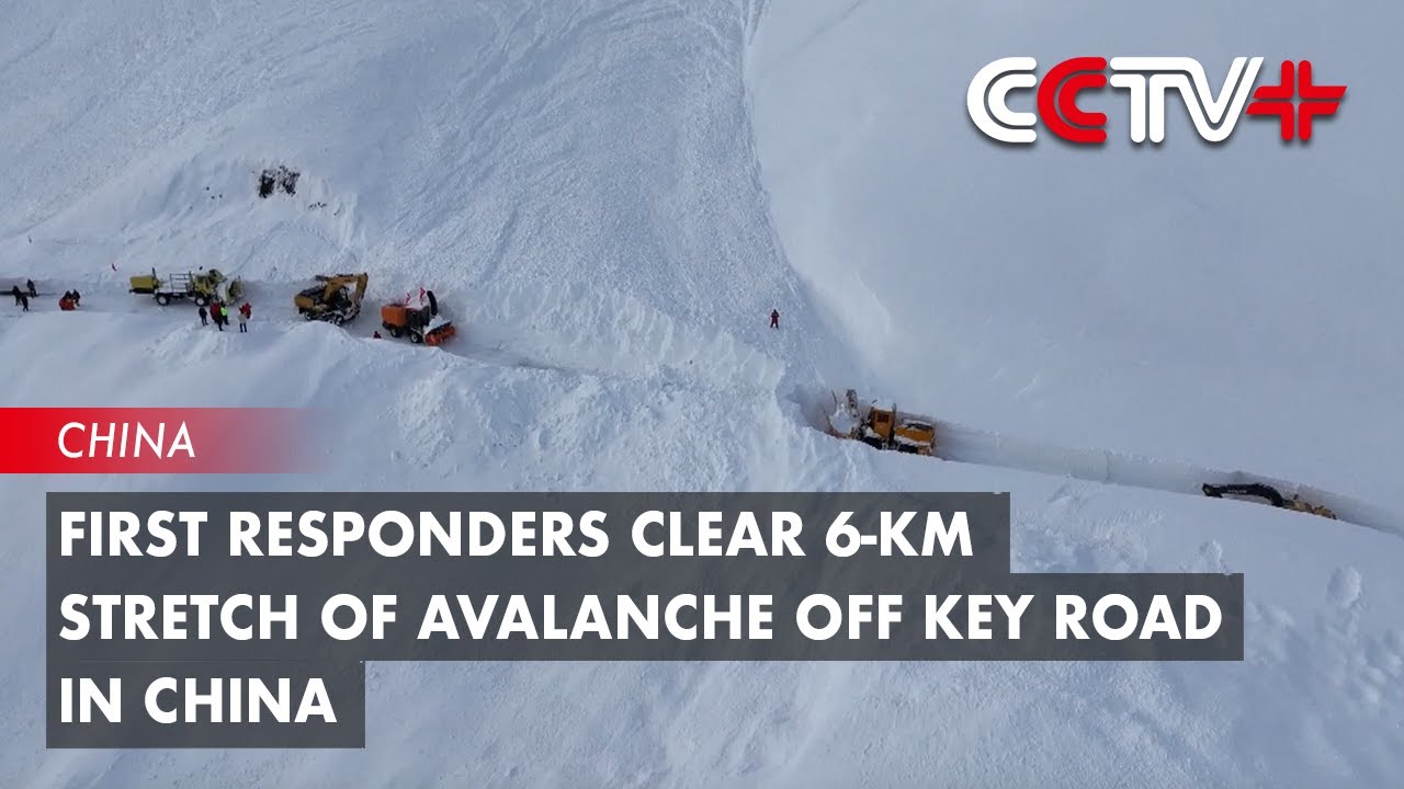 First Responders Clear 6-km Stretch of Avalanche off Key Road in