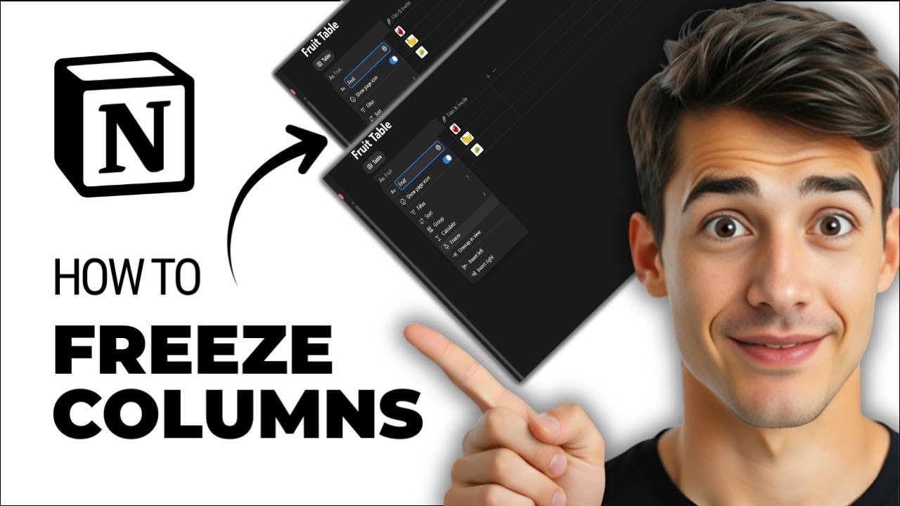 Как зафиксировать столбцы в базах данных Notion (самый простой способ) (Руководство 2026 года)