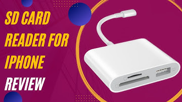 SD Card Reader for iPhone, Memory Card Reader with USB Camera Adapter Plug and Play Review