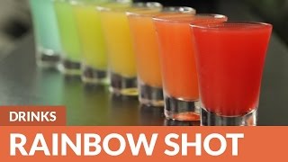 Como fazer Rainbow Shot