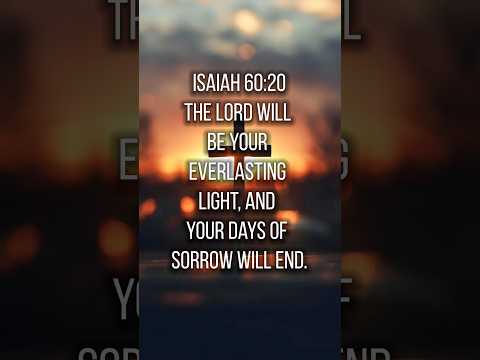 Isaiah 60:20 | Blessing Word
