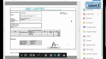 OCR Bot is used to fetch data from invoices
