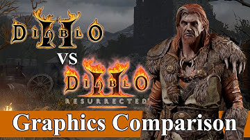 D2 vs D2R Graphics Comparison (Towns - All Acts)