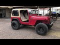 1988 Jeep Wrangler YJ walk around update