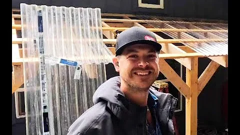 Building with Sterling  - How to install Roof Purlins  - How to install SunTuf Plastic Roofing