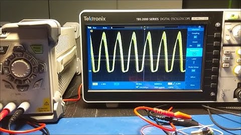 Make a Pierce Cristal Oscillator with 1 JFET - oscilloscope captures