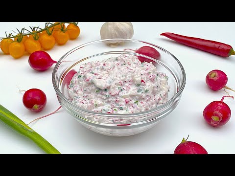 Radish cream for dinner: the next star on your table! So delicious!