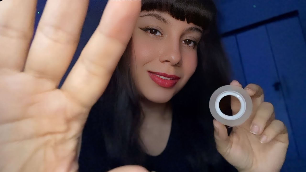 ASMR Fita no Microfone 😴✨ Sons Satisfatórios & Movimentos de Mãos