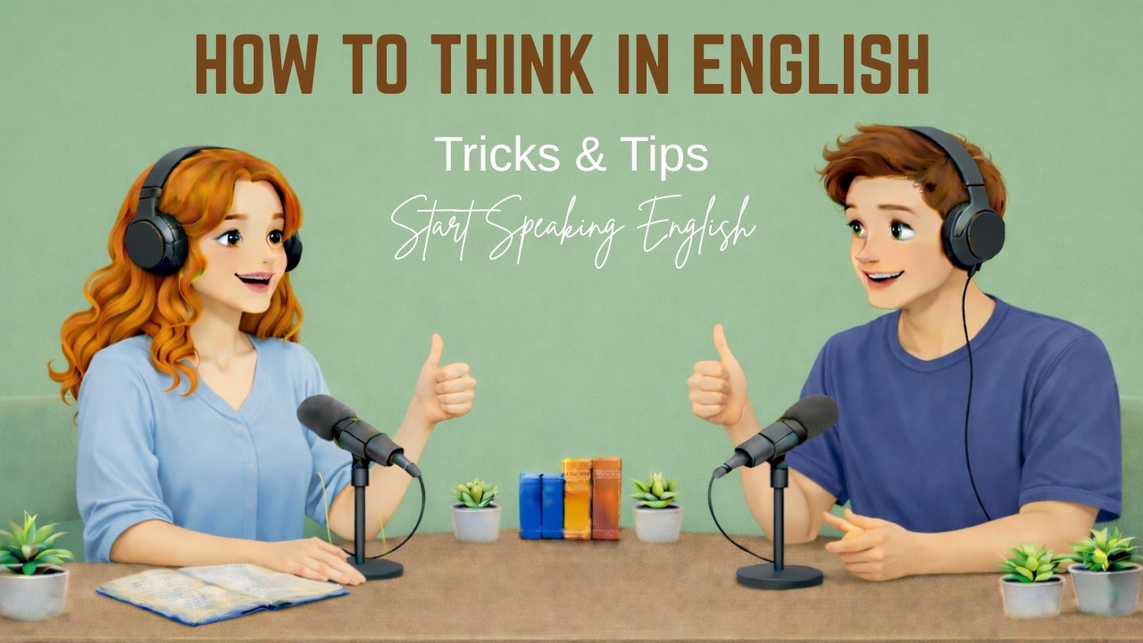 English Podcast To Learn English | How to Think in English (Tricks & Tips) | Learn English Fast