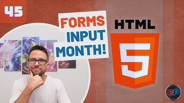 INPUT MONTH - Curso de HTML5 #Aula 45