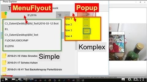 UWP: MenuFlyout vs Popup Menu