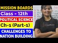 Ch1 challenges to nation building class 12th polsciencepart1  studyship with krati 2