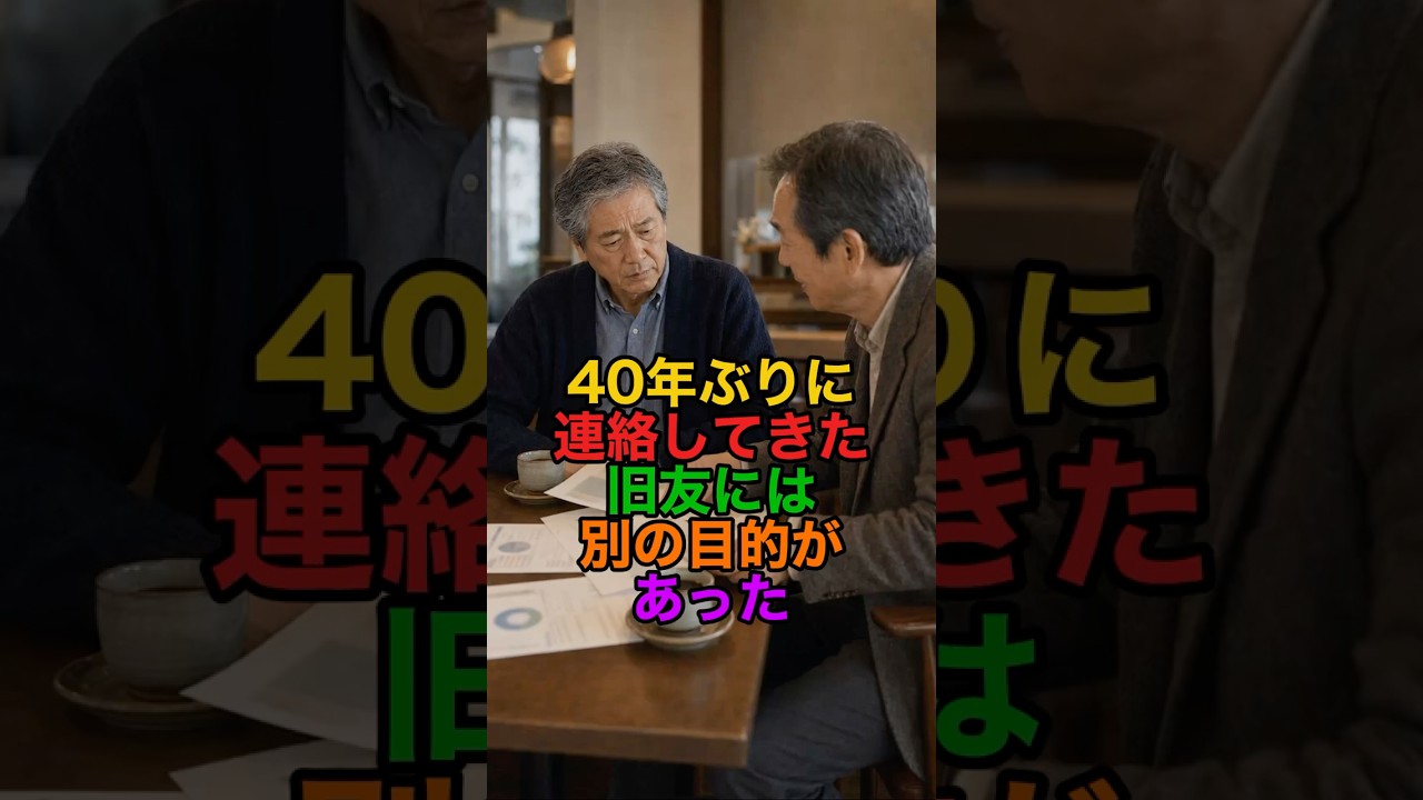 40年ぶりの旧友