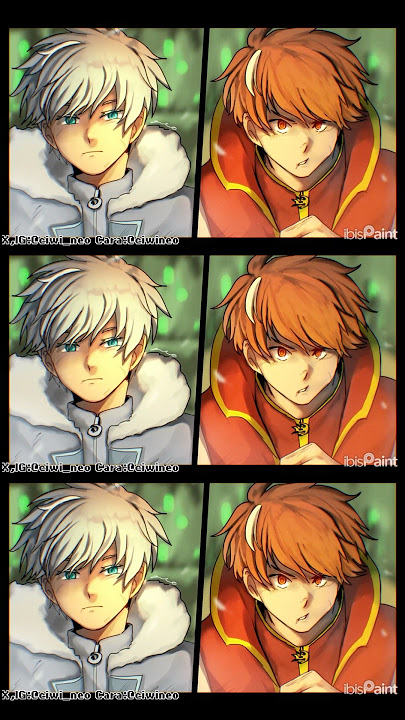 【Speed Paint】Boboiboy Blizzard & Nova #boboiboy #illustration #speedpaint #art