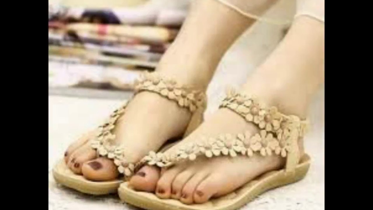 Hermosas Sandalias para Chicas 2017 - YouTube