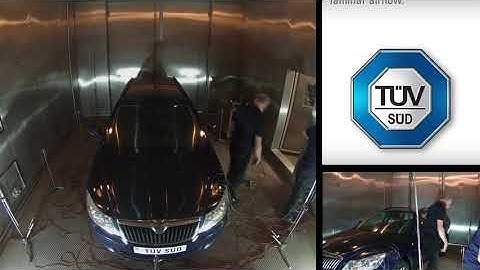 TÜV SÜD Drive in climatic chamber