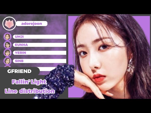 [REQ] Gfriend - Fallin' Light (line distribution) class=