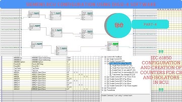 BCU CONFIGURATION || 61850 CONFIGURATION IN SIEMENS BCU || COUNTERS || SIPROTEC-4 || DIGSI4 || 6MD66