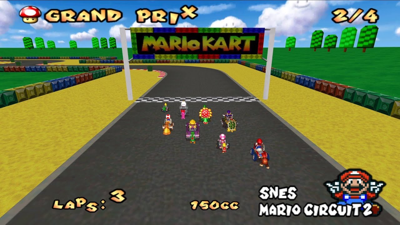 Mario Kart Double Dash Plus v3.3 Custom Mushroom Cup 3 150cc