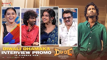Dude Diwali Dhamaka Interview Promo | Pradeep Ranganathan | Mamitha Baiju | R Sarath Kumar