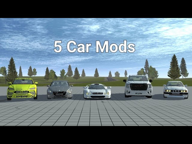 7 Car Mods  Simple Car Crash Physics Simulator 