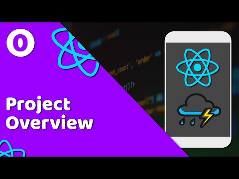 #0 - Project Overview | Weather App | React Native tutorial in English