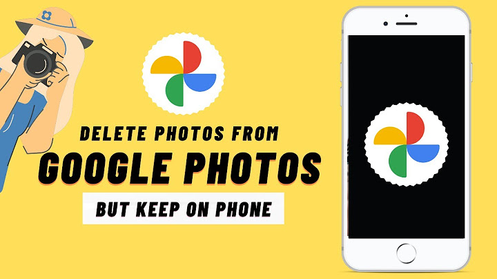 Delete photos from google photos but not device reddit