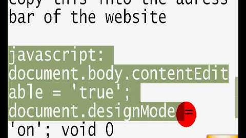 How to hack any website using javascript codes (rearrange and add cool effects to websites)