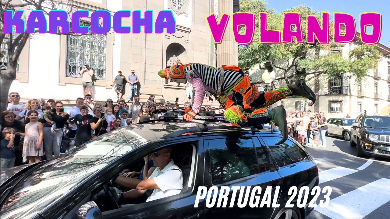 Karcocha en Madeira 2023 🇵🇹 Sin editar P1. - Espectáculo de improvisación en la calle