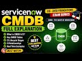 ServiceNow CMDB Explained with Live Demo 🔥 | CIS Data Foundations Exam Prep