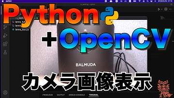 Python+OpenCVで遊ぶよ #2 Webカメラ画像を表示【画像処理】【ビデオキャプチャ】