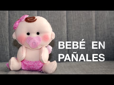 Crea tu propio muneco Tutorial DIY para hacer un adorable bebe en panales de tela moldes gratis YouTube