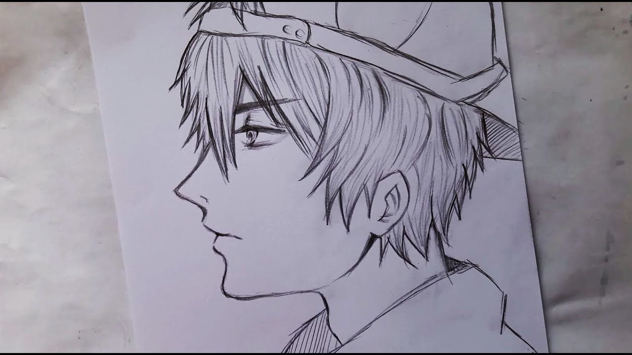 Cute Anime Boy Sketches Drawings for Kindergarten