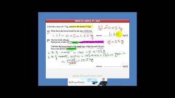 Limits of Accuracy Past Papers Questions-Part-1 | O Level - 4024  IGCSE - 0580 | Mathematics