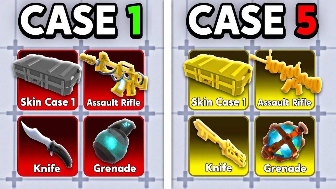 Roblox Rivals, but SKIN CASES Choose Our Loadout!
