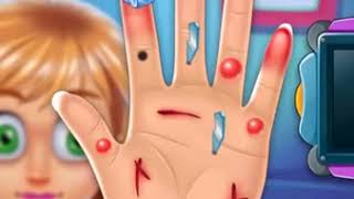 Hand Doctor &Girl Game-Fun Makeup,Dress up,Color Hairstyles-Gameplay Walkthrough screenshot 5