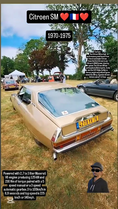 Citroen SM ❤️🇫🇷❤️ #likeandsubscribe #citroen #sm #perform#classic #history#legend#france#shorts