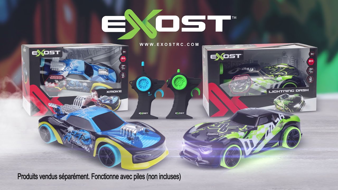 Exost Xmoke Voiture Télécommandée Bleu 1:14