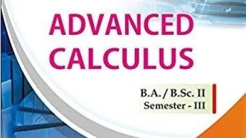 advance calculus chapter 5 soln ex 5.1 #ba #bsc 3rd semester maths