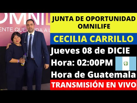 📊JUNTA DE OPORTUNIDAD con Empresaria CECILIA CARRILLO 💻 | TRANSMISIÓN EN VIVO📢OMNILIFE Y SEYTU