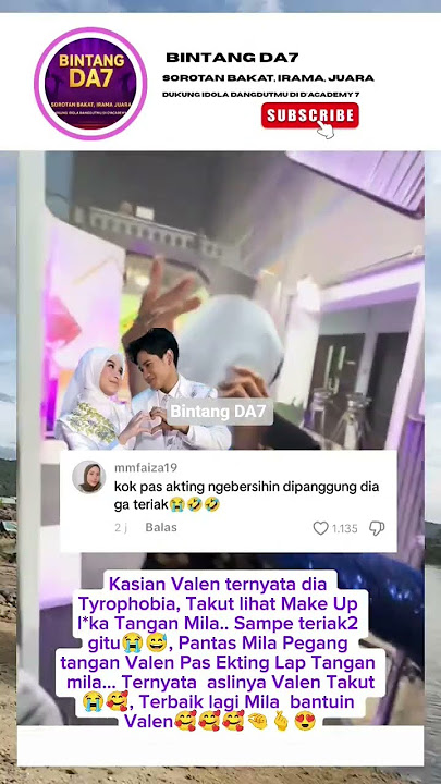 Valen: Mila I'm Scared, Keep Your Hands Away #valenda7#leslar#da7indosiar#soimah#lestikejora#rizk...