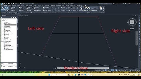 Datum Surface Extending Beyond Daylight Point in Sections throughout the corridor.