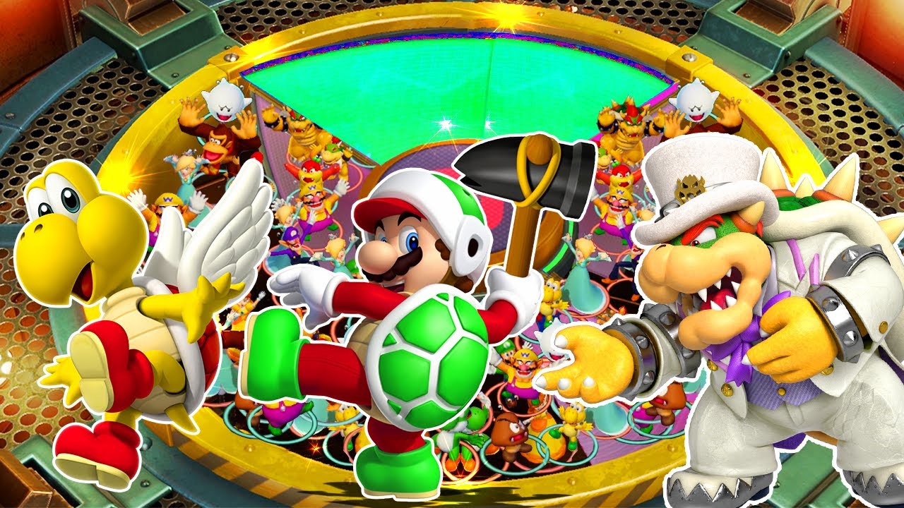 Super Mario Party Brothers Battles Koopa Troopa and Hammer Bro vs