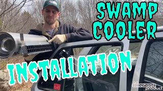 Vintage Swamp Cooler installation by Ecophage with Lil' Swampy from vintageswampcoolers.com